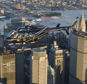 مبنى إمباير ستيت - ميتلايف - مبنى كرايسلر - طائرة هليكوبتر - عن قرب