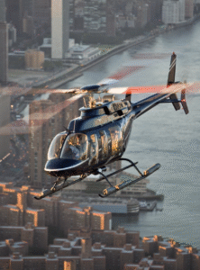 Helicopter - Up Close - Sunset - HeliNY