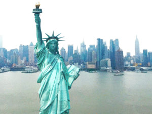 Estatua de la Libertad - Horizonte de Nueva York - iStock